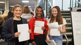 GCSE results day at Ashington Academy 2019