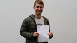 Ashington Academy A level results day 2019 - George Willcox