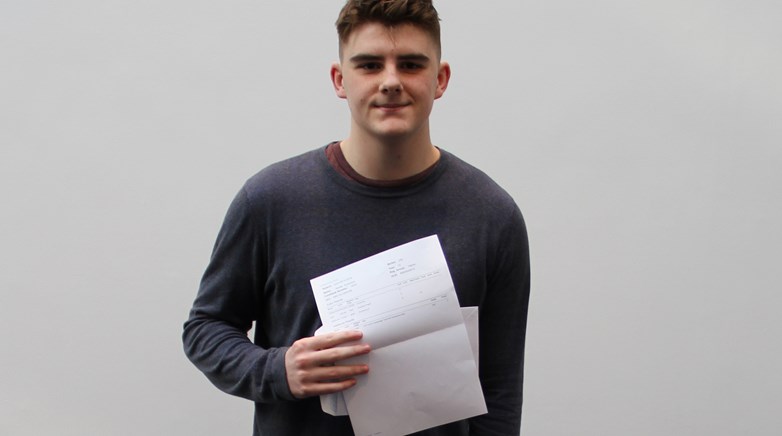 Ashington Academy A level results day 2019 - James Anderson