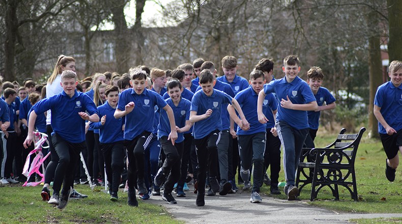 Students run for Sports Relief 