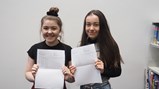 GCSE results day at Ashington Academy 2019