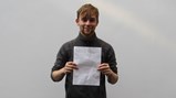 Ashington Academy A level results day 2019 - Jake Pickering