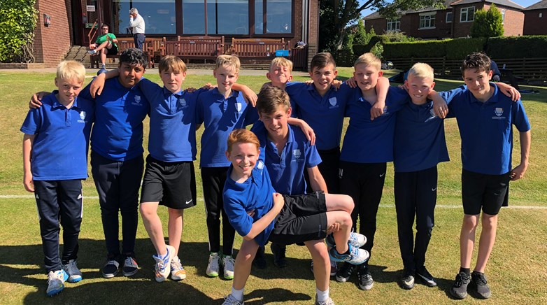 Cricket team play at county finals!