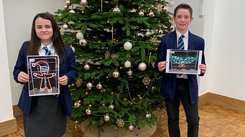 Ashington Academy students light up the town!