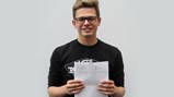 Ashington Academy A level results day 2019 - Luke Ammari