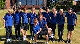 Cricket team play at county finals!