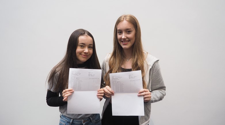GCSE results day at Ashington Academy 2019
